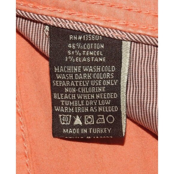 Jack of Spades Jack Straight Leg Denim Jeans Salmon Men's 31x34 - Picture 9 of 11